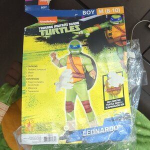 Nickelodeon TMNT Leonardo Ninja Turtles - NWT M 8-10
